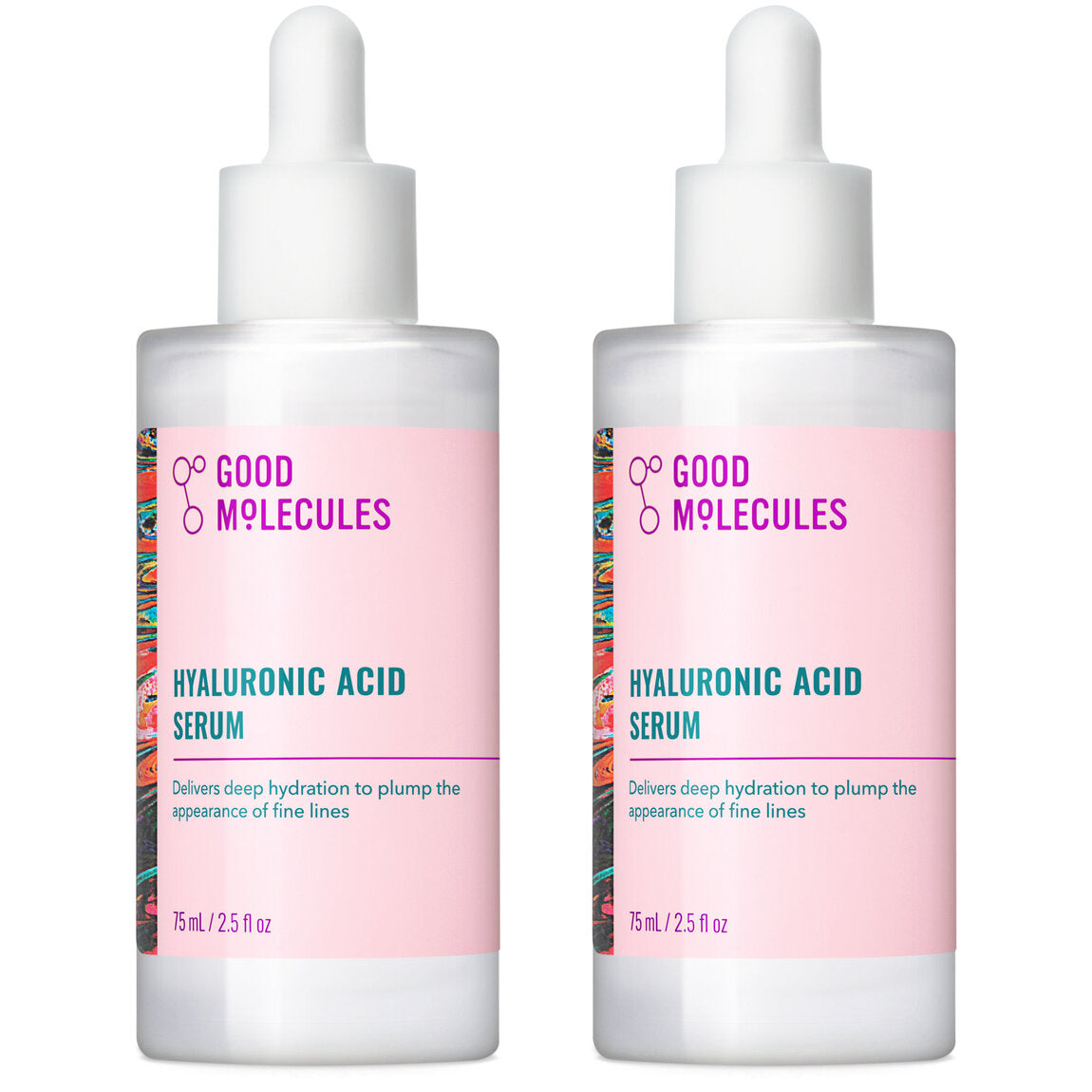 Hyaluronic Acid Serum - 75ml (2-Pack)
