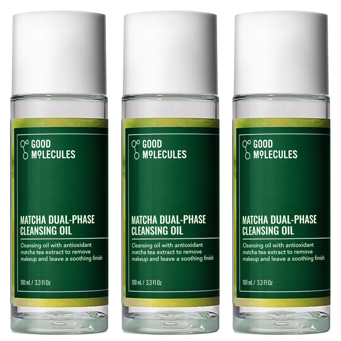Matcha Dual-Phase Cleansing Oil - 100ml (3-Pack)