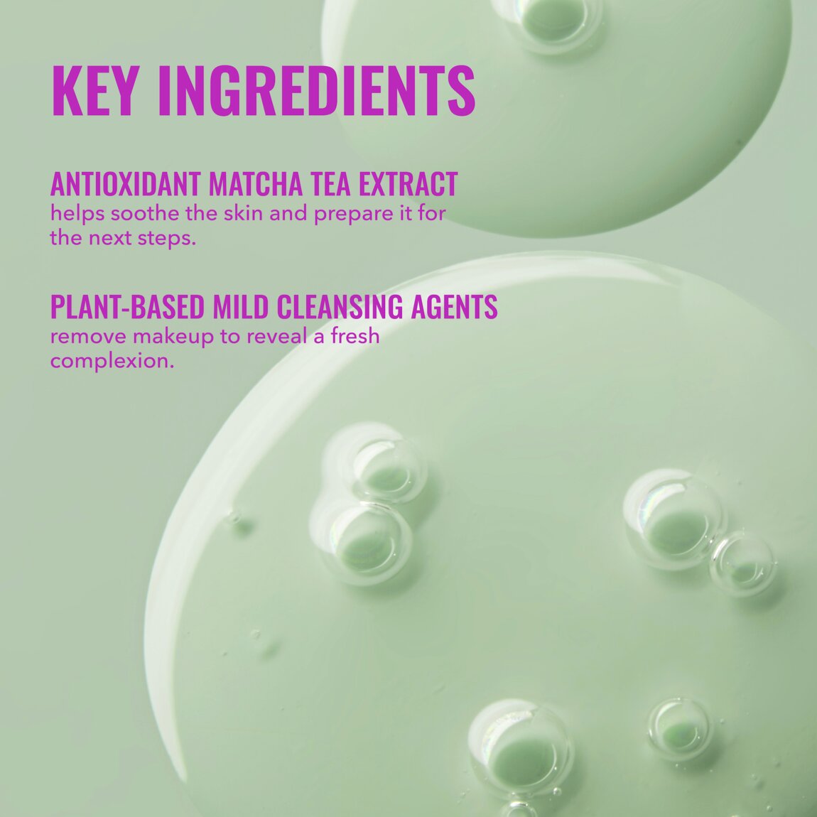 Good Molecules Matcha Dual-Phase Cleansing Oil 100ml alternative view 3.